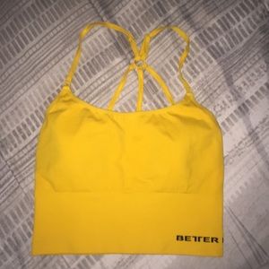 Better bodies crop tank/sports bra